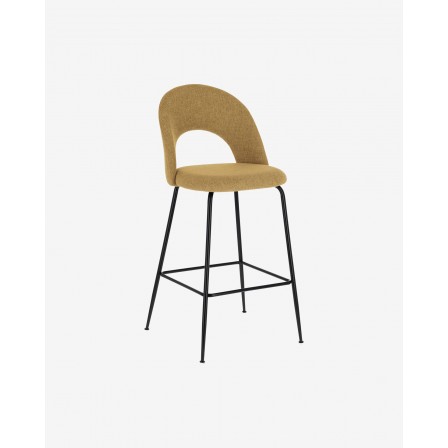 Taburete Malia Tejido Mostaza