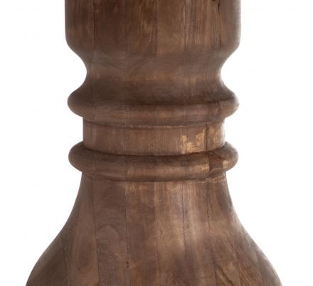 MESA COMEDOR NATURAL-NEGRO 140 X 140 X 75 CM - Imagen 4