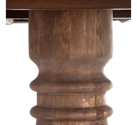 MESA COMEDOR NATURAL-NEGRO 140 X 140 X 75 CM - Imagen 6