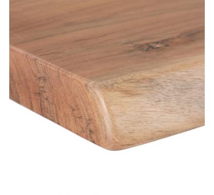 MESA COMEDOR NATURAL-NEGRO 300 X 94 X 78 CM - Imagen 3