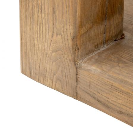 MESA CENTRO NATURAL MADERA DE OLMO 184 X 94 X 44 CM - Imagen 4