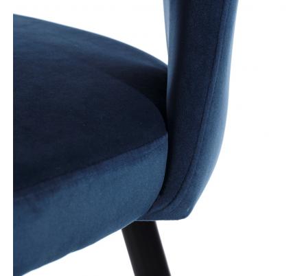 TABURETE AZUL TEJIDO-METAL 43 X 47 X 105 CM - Imagen 5