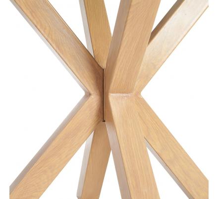 MESA COMEDOR NATURAL CRISTAL-METAL 90 X 90 X 76 CM - Imagen 5