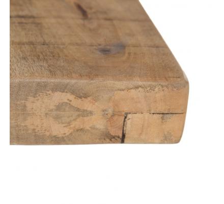 MESA COMEDOR NATURAL-NEGRO 130 X 130 X 76 CM - Imagen 4