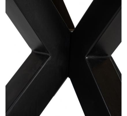 MESA COMEDOR NATURAL-NEGRO 130 X 130 X 76 CM - Imagen 6