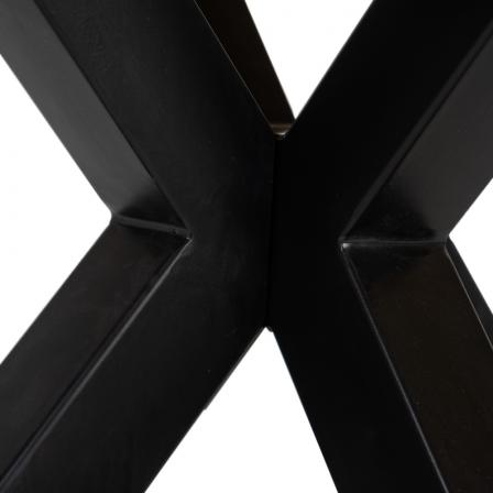 MESA COMEDOR NATURAL-NEGRO 130 X 130 X 76 CM - Imagen 6