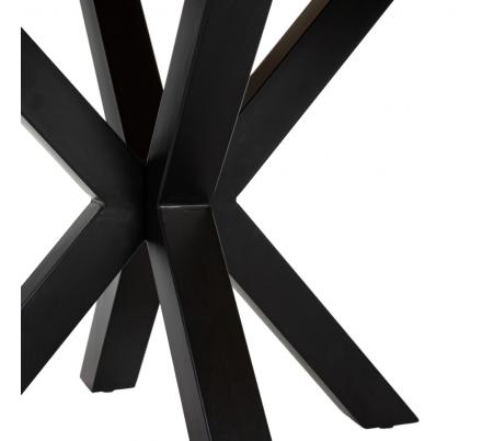 MESA COMEDOR NATURAL-NEGRO 130 X 130 X 76 CM - Imagen 7