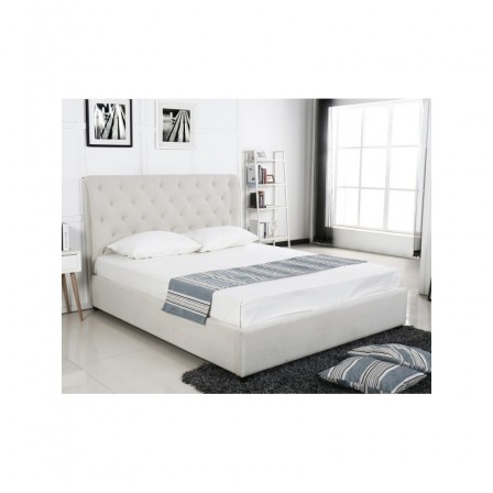 Cama Capitoné Con Arcón...
