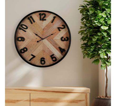 RELOJ PARED MADERA 60 CM