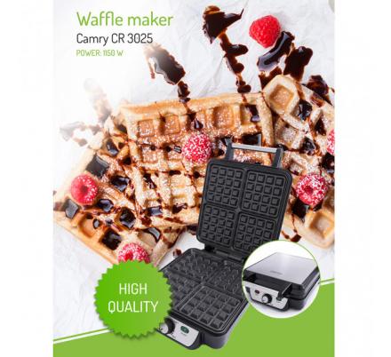 Walfrera 1500w C/termostato Para 4 Gofres Luz On/of Antiadherente Facil Limpieza