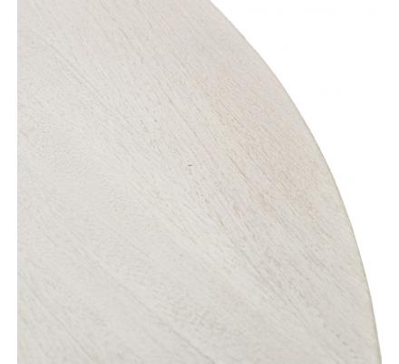 MESA COMEDOR BLANCO ROZADO 120 X 120 X 76 CM