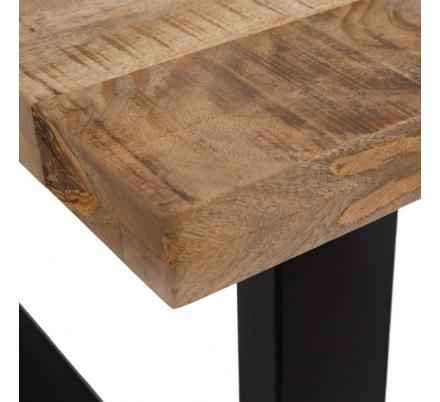 MESA COMEDOR NATURAL-NEGRO 240 X 100 X 76 CM