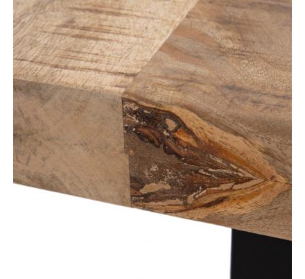 MESA COMEDOR NATURAL-NEGRO 240 X 100 X 76 CM