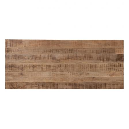 MESA COMEDOR NATURAL-NEGRO 240 X 100 X 76 CM