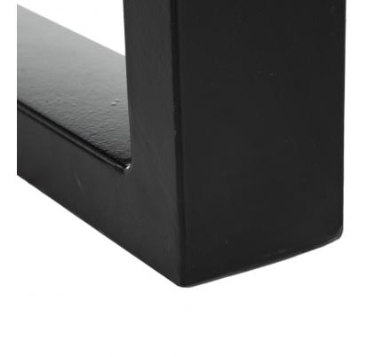MESA COMEDOR NATURAL-NEGRO 160 X 80 X 76 CM
