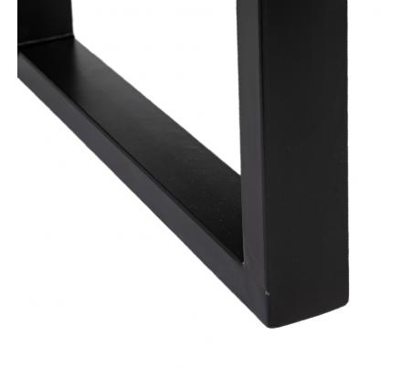 MESA COMEDOR NATURAL-NEGRO 160 X 80 X 76 CM