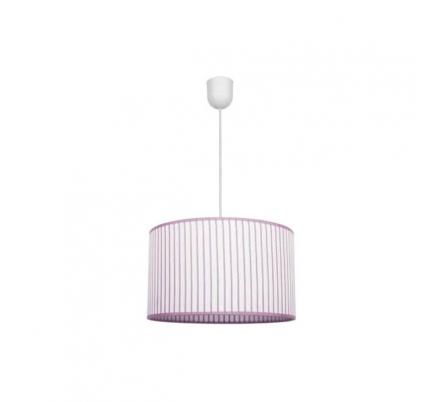 Colgante Zoraida Rosa 1xe27 Regx35d