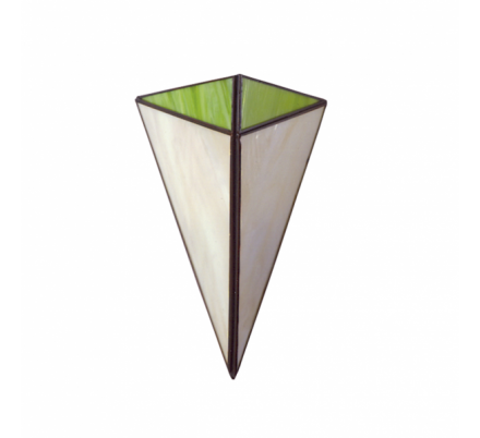 Aplique Piramide Pistacho 1xe27 28x20
