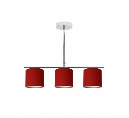 Lampara Planetario Cromo/rojo 3xe14 (62x68)