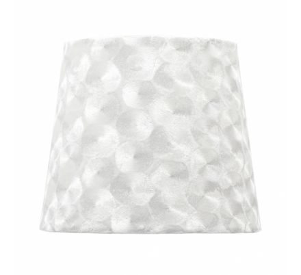 Pantalla Fatima E27 40dx20dx28htejido Blanco Nacar