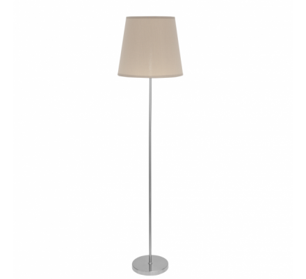 Pie Salon Maldivas 1xe27 Niquel/piedra 175x40x40 Cm
