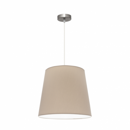 Colgante Maldivas 1xe27 Niquel/piedra Regx40x40 Cm