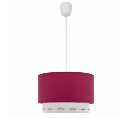 Colgante Trazos 1xe27 Rosa Oscuro 30d