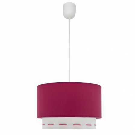 Colgante Trazos 1xe27 Rosa Oscuro 30d