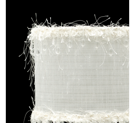 Colgante Hilos 1xe27 Blanca Regx40x40 Cm