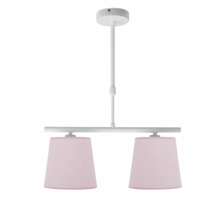 Lampara Consciencia 2xe14 Rosa Regx39x16 Cm
