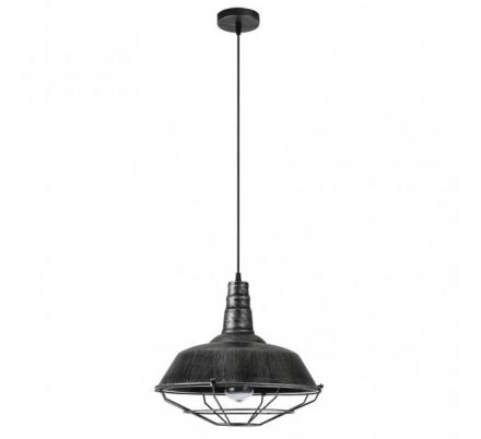Colgante Flamenco 1xe27 Rustico-plata Regx36x36 Cm