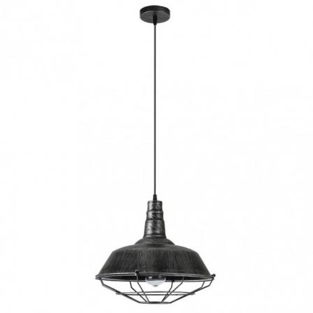 Colgante Flamenco 1xe27 Rustico-plata Regx36x36 Cm
