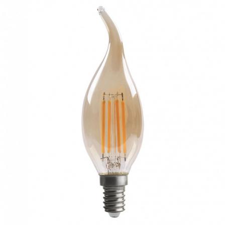 Bombilla Filamento Bohemia 11,5x3,5d 4w E14 Ambar  380lm 2700k
