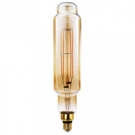 Bombilla Filamento Tubular 35x8d 8w 640lm E27  Ambar 3000k