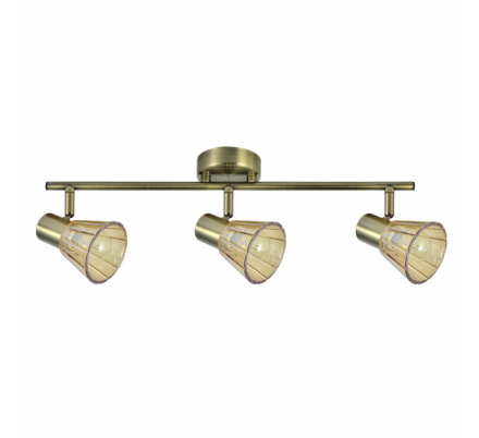 Regleta Cooper 3xe14 Cuero 16x48,5x8,5 Cm