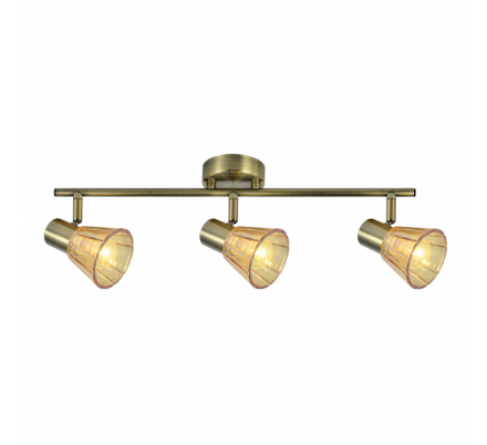 Regleta Cooper 3xe14 Cuero 16x48,5x8,5 Cm