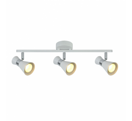 Regleta Maximo 3xgu10 Blanco/cromo 15x48,5x8,5 Cm