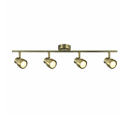 Regleta Chacho 4xgu10 Cuero 14x69,5x8,5 Cm