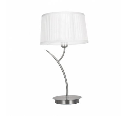 Sobremesa Magni 1xe27 Cromo C/pant.blanca 53x30x30 Cm
