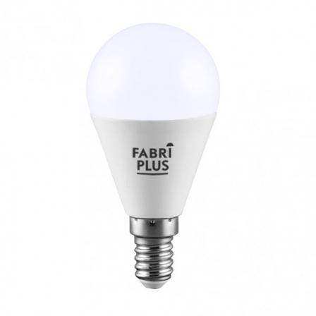 Bombilla Esferica 9w 6000k Fabriplus E14 810lm  8,8x4,5x4,5 Cm