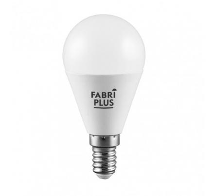 Bombilla Esferica 9w 6000k Fabriplus E14 810lm  8,8x4,5x4,5 Cm