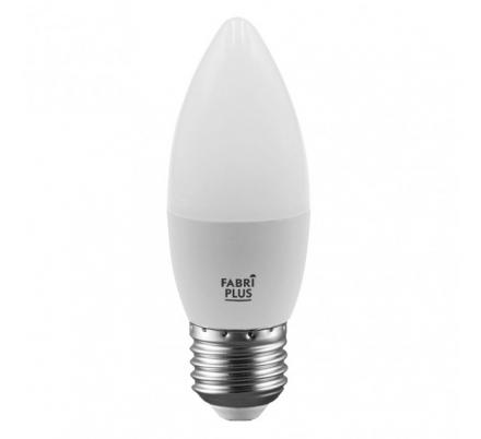 Bombilla Vela 7w 6000k Fabriplus E27 630lm  10,6x3,7x3,7 Cm