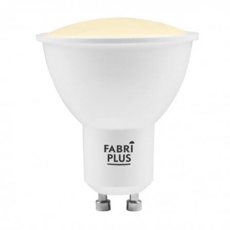 Bombilla Gu10 Dicroica 7w 3000k Fabriplus 630lm 5,8x4,9x4,9 Cm