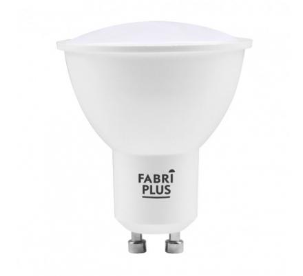 Bombilla Gu10 Dicroica 7w 6000k Fabriplus 630lm 5,8x4,9x4,9 Cm