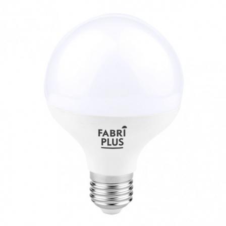 Bombilla Globo 15w 6000k Fabriplus E27 1350lm   14,5x9x9 Cm
