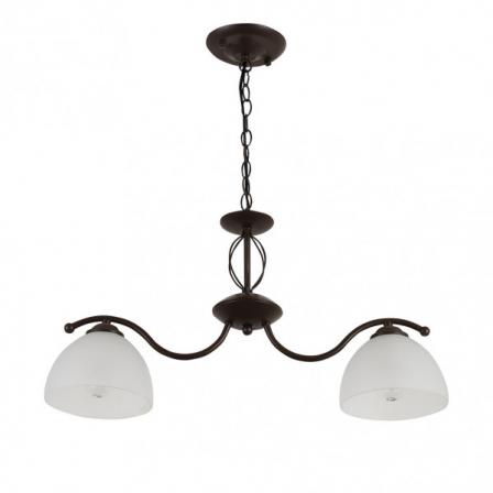 Lampara Bonete 2xe27 Marron Regx54x15 Cm
