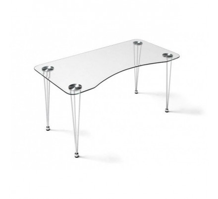 Escritorio Aris Cristal Templado 120x75