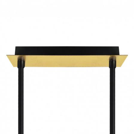 Lampara Ciudad Del Cabo 5l 30w 4000k  Negro/oro Regx104x15 Cm 2400 Lm