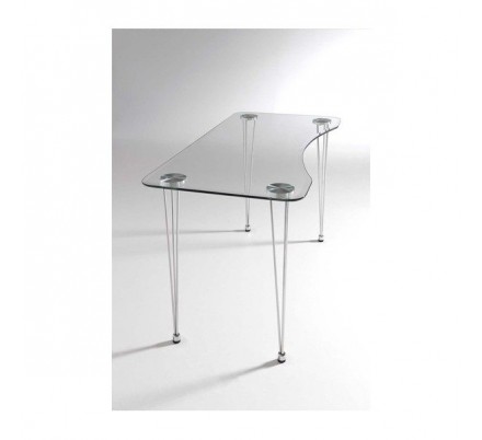 Escritorio Aris Cristal Templado 120x75