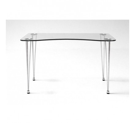 Escritorio Aris Cristal Templado 120x75